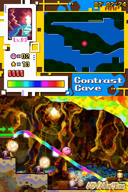 Touch Kirby gameplay screenshot 1