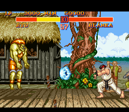 『ストリートファイター II』ゲームスクリーンショット1