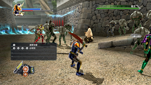 『仮面ライダー バトライド・ウォー II』ゲームスクリーンショット1