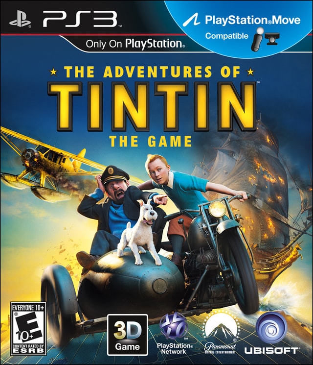 『Adventures of Tintin The - The Game』のパッケージ画像